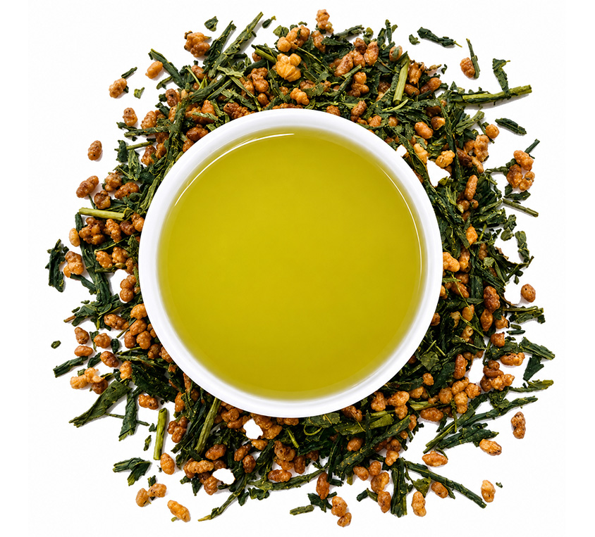 Japan Genmaicha Leo Tea w opakowaniu doypack